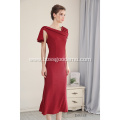 Elegant Plain Luxury Lady Evening Formal Banquet Dresses